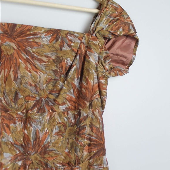 1950s Silk Party Dress - Picture 4 of 8